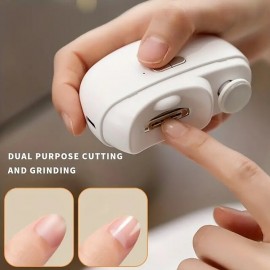 Electric Nail Clipper Safety Automatic Fingernail Clipper Portable Nail Trimmer Electric Nail Trimmer Manicure Tool For Kids Adults Elderly

