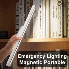 Rechargeable LED Magnetic Reading Light, Desk Lamp 3 Color Modes Stepless Dimming Eye Protection Remote Control Table Lamp Touch Dimming Bedroom Dormitory Light

