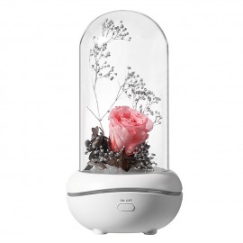 Artificial Flower USB LED Light Perfume Aromatherapy Essential Oil Diffuser Relieve Work Stress Relief Fatigue Waterless Belt Charging Plug-in Use Machine

