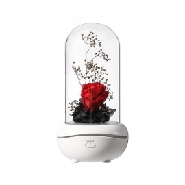 Artificial Flower USB LED Light Perfume Aromatherapy Essential Oil Diffuser Relieve Work Stress Relief Fatigue Waterless Belt Charging Plug-in Use Machine
