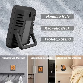 Indoor Thermometer Digital Hygrometer Room Thermometer Humidity Monitor With Backlight Thermometer For Room Temperature Room Indoor Thermometer Humidity Meter Temperature Humidity Monitor Battery
