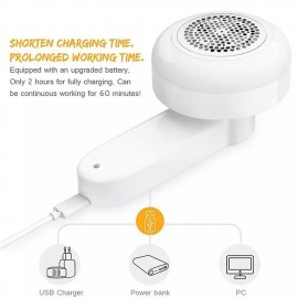 Rechargeable Portable Electric Lint Remover Effective Lint Shaver For Clothing Furniture Carpet Lint Balls Bobbles, Pill Fuzz Remover. Includes Cleaning Machine Brush And A Usb Cable
