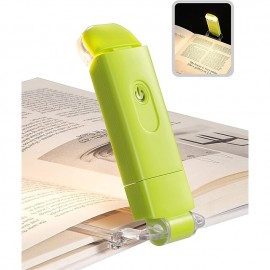 USB Rechargeable Book Reading Light, Warm White, Brightness Adjustable, LED Clip on Book Lights for Reading in Bed, Car Reading Light for Kids, Bookworms

