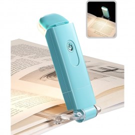 USB Rechargeable Book Reading Light, Warm White, Brightness Adjustable, LED Clip on Book Lights for Reading in Bed, Car Reading Light for Kids, Bookworms
