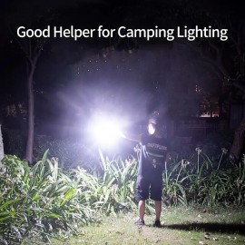 Multifunctional Waterproof Camping Fan Lamp With Hook Portable Rechargeable Lamp For Hiking Camping
