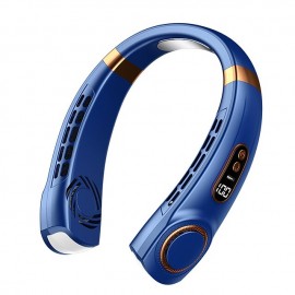 1Pack Portable Mini Hanging Neck Fan Digital Display Power Ventilador Portatil Bladeless Cooler Air Fans(Basic/Upgrade/Highest)
