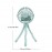 USB Charging Portable Fan Eight-claw Fish Mini Luminous Fan Can Be Hung Can Be Standing Can Be Wrapped Three Windshields
