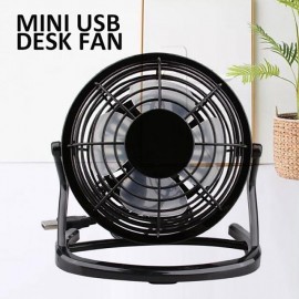 4" Mini USB Desk Indoor Fan Small Quiet Personal Cooler USB Powered Portable Table Fan
