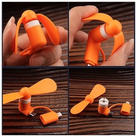 The New 2 in1/3 in 1 Portable Cell Phone Mini Electric Fan Cooling Cooler Usb Fan Mobile Fan Mini Fan For Phone 6 Colors Mask
