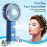 Mini Handheld Fan with Spray Function and 3 Adjustable Speeds Portable Makeup Cooling Fan USB Rechargeable Pocket Fan with Lanyard for Home Office and Outdoor Activities
