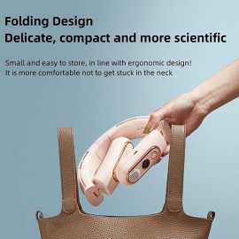 New Fans Cooling Sports USB Rechargeable Portable Fan Mini Hanging Neck Fan Air Cooler Air Conditioner Electric Fan (1200/4000mAh)
