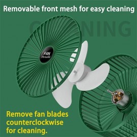 Portable USB Rechargeable Fan Office Household Foldable Telescopic Fan Low Noise High Battery Life Standby Mini Electric Fan
