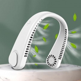 Lazy Hanging Neck Fan USB Charging Hanging Neck Cooling Fan Portable Bendable Outdoor Hanging Neck Fan
