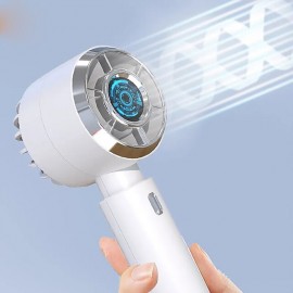 Electric Fan USB New Handheld Bladeless Fan Rechargeable Silent Desktop Mini Outdoor Fan Turbo Electric Fan Office Desk Outdoor Trave
