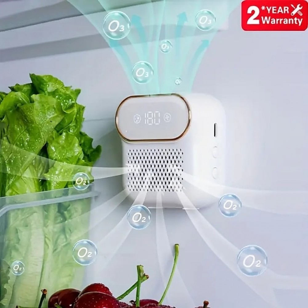 New Mini Refrigerator Deodorizer Home Led Air Purifier 3 Ozone Sterilization Fruit Preservation
New Mini Refrigerator Deodorizer Home Led Air Purifier 3 Ozone Sterilization Fruit Preservation