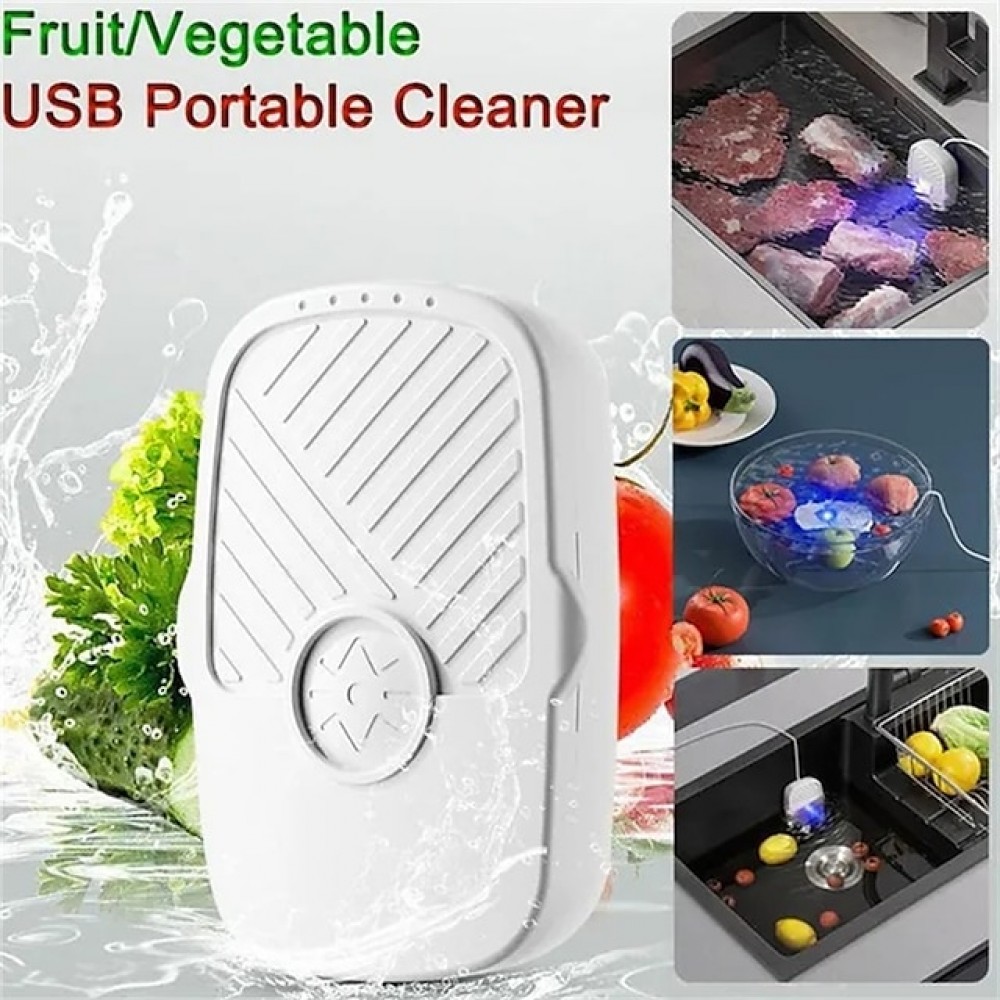 USB Portable Fruit and Vegetable Cleaner Purifier Remove Pesticide Residues Disinfection Food Sterilize
USB Portable Fruit and Vegetable Cleaner Purifier Remove Pesticide Residues Disinfection Food Sterilize