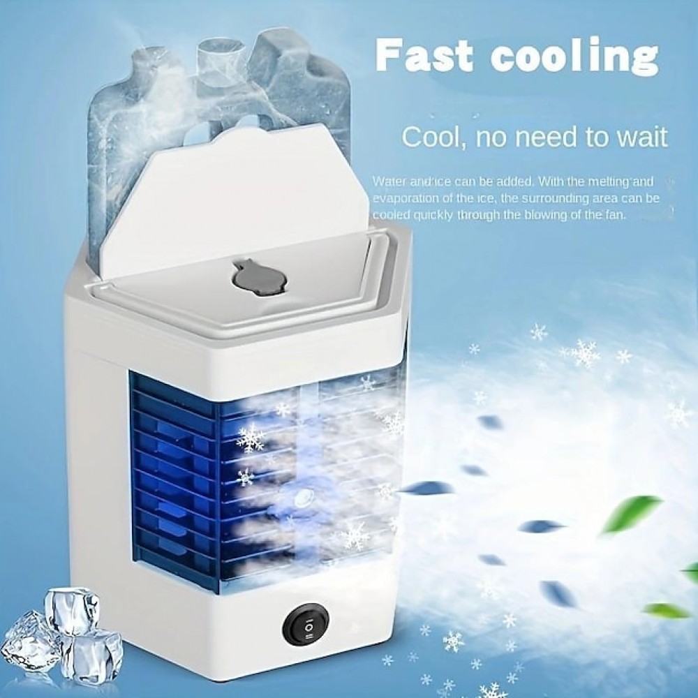 Air Cooler Fan Portable Air Conditioner Humidifier Purifier Evaporative Cooler USB Cooling Desktop Fan For RV Bedroom Travel Office
Air Cooler Fan Portable Air Conditioner Humidifier Purifier Evaporative Cooler USB Cooling Desktop Fan For RV Bedroom Travel Office